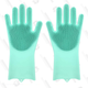 Magic Silicone Dishwashing Gloves with Scrubber | $9 | Amazon